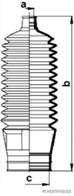 HERTH BUSS JAKOPARTS j4106004 -  Комплект пыльника, рулевое управление